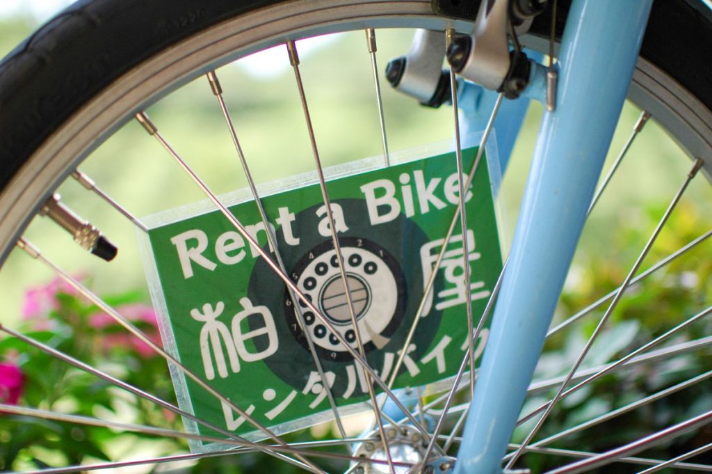 柏屋旅館のレンタル自転車