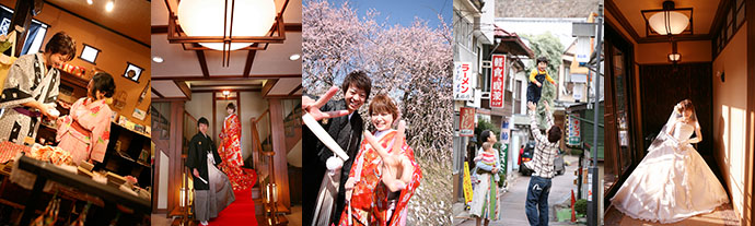 結婚写真の撮影例