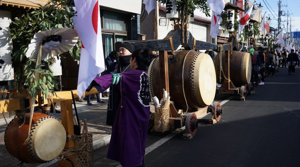 中之条の鳥追祭り