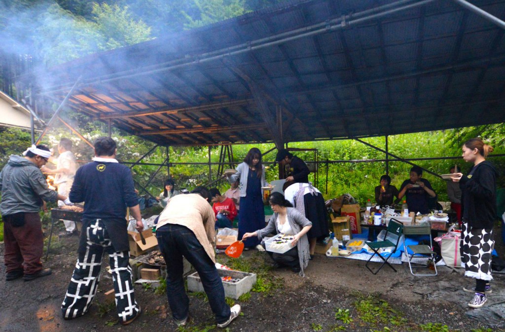 四万温泉バーベキュー