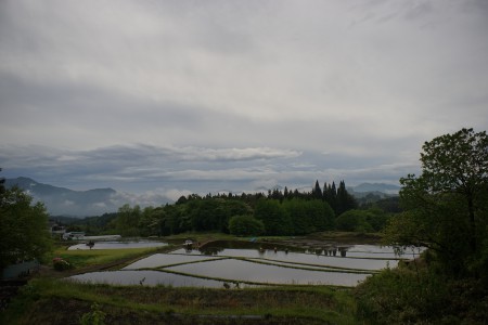 伊参（いさま）地区の田園風景