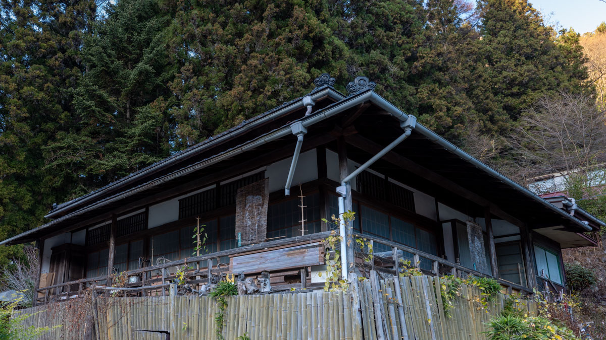 井伏や太宰たちが滞在したとされる建物