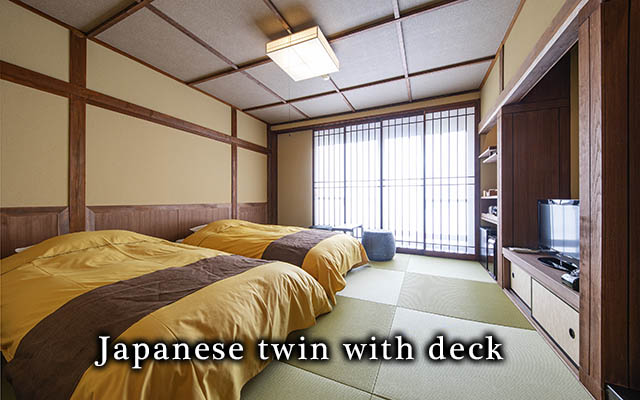 Japanese twin with deck