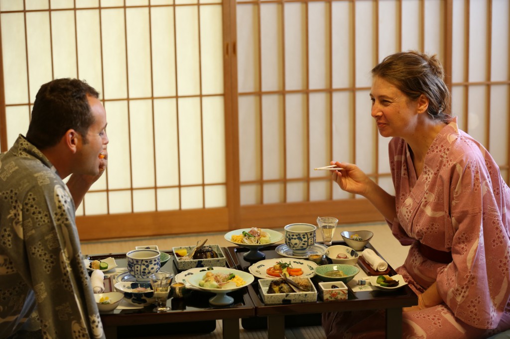 Meals at Kashiwaya Ryokan