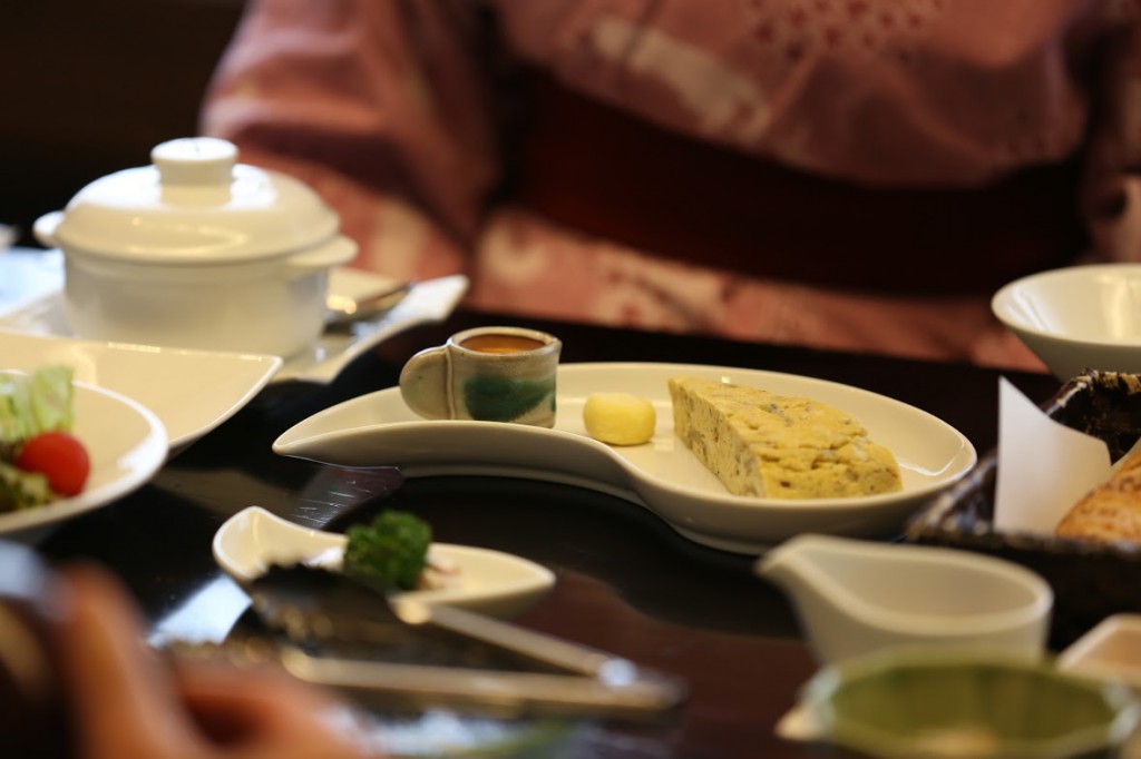 Breakfast at Kashiwaya Ryokan