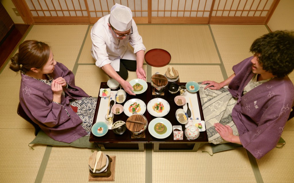 Dinner at the guestroom Chef