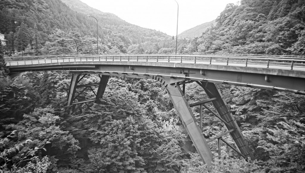 Fusen^bashi bridge in Shima Onsen