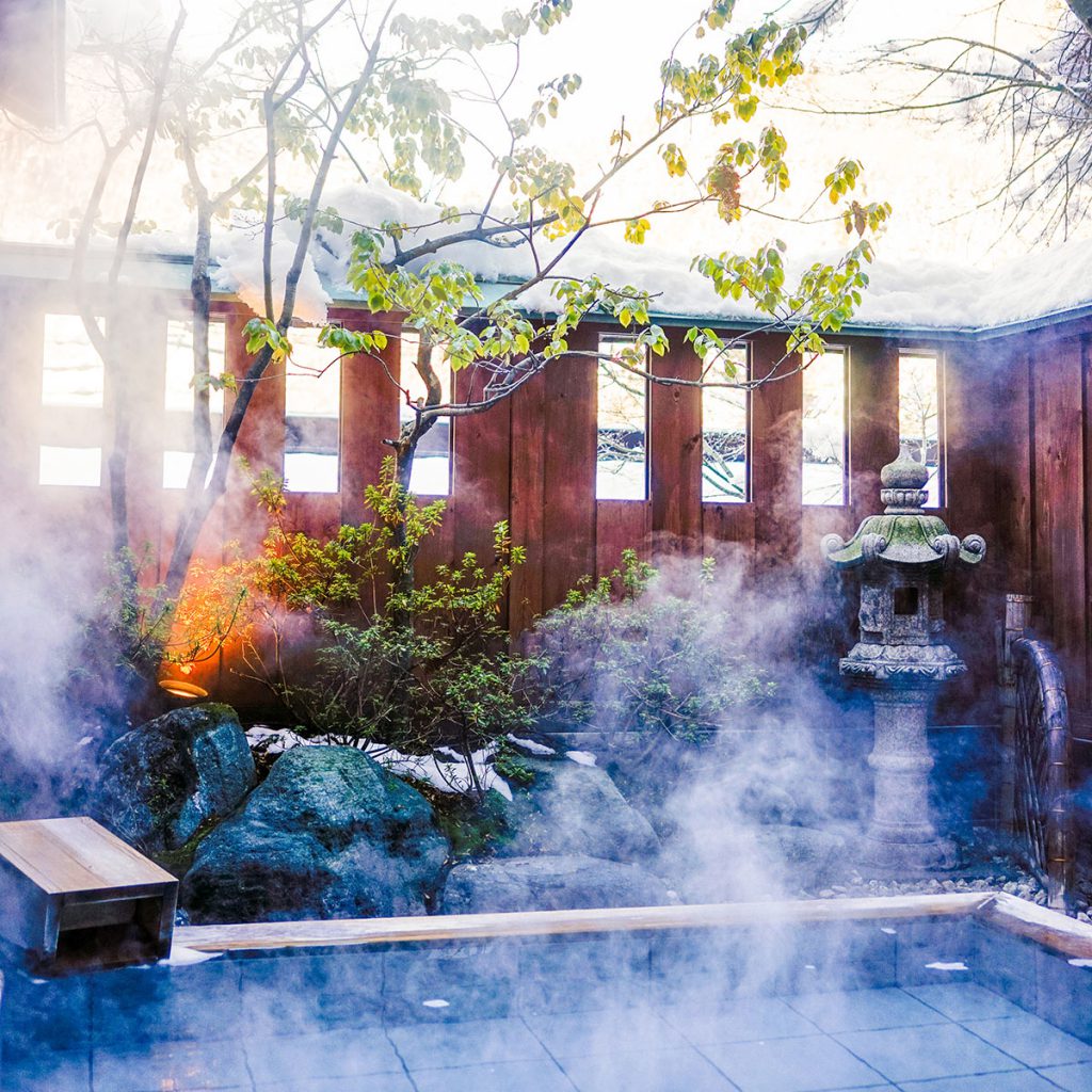 open-air Onsen