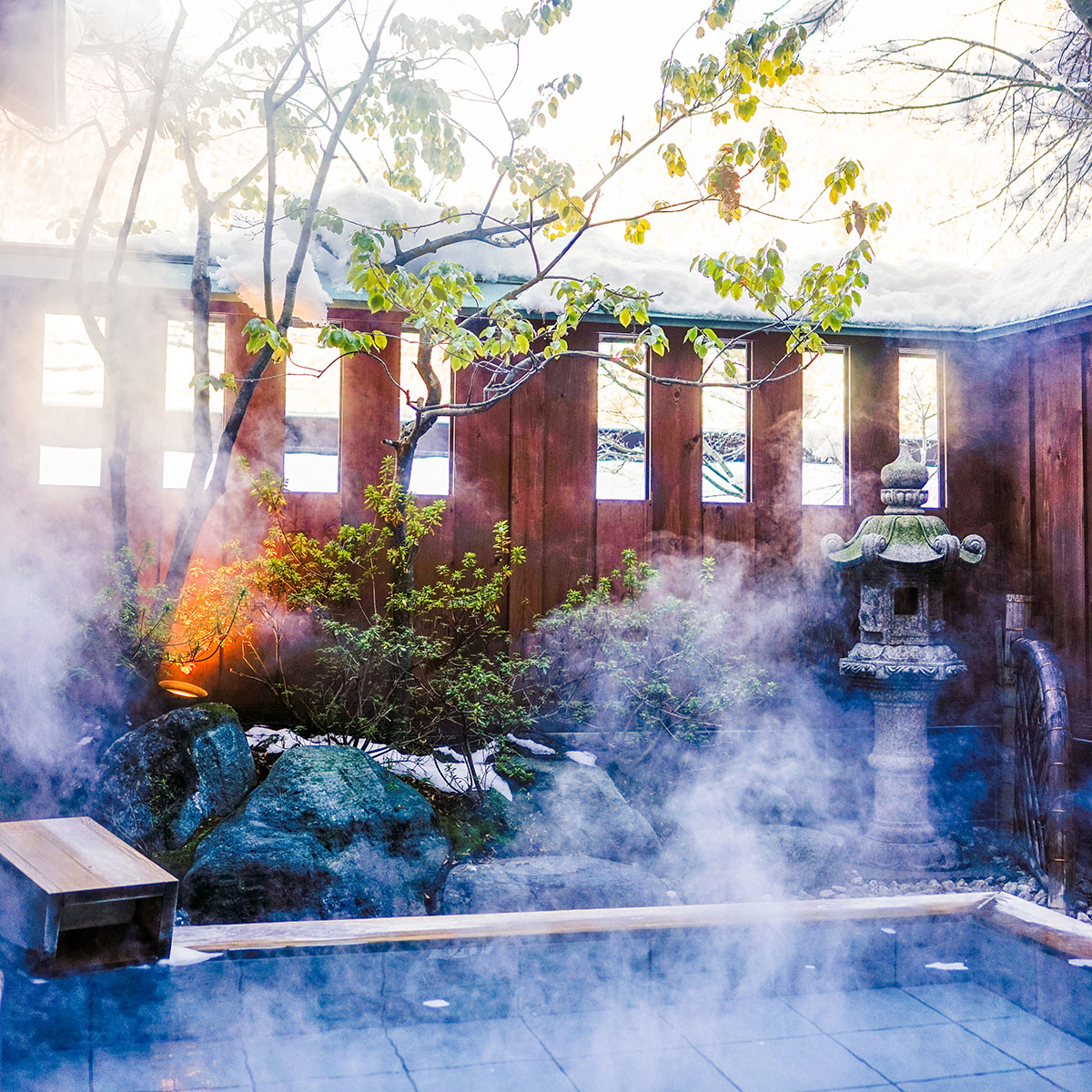 open-air Onsen