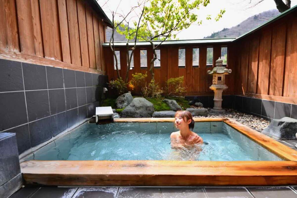 Private Open Air Onsen near Tokyo