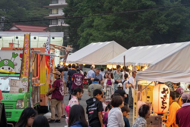 四万温泉夏祭り